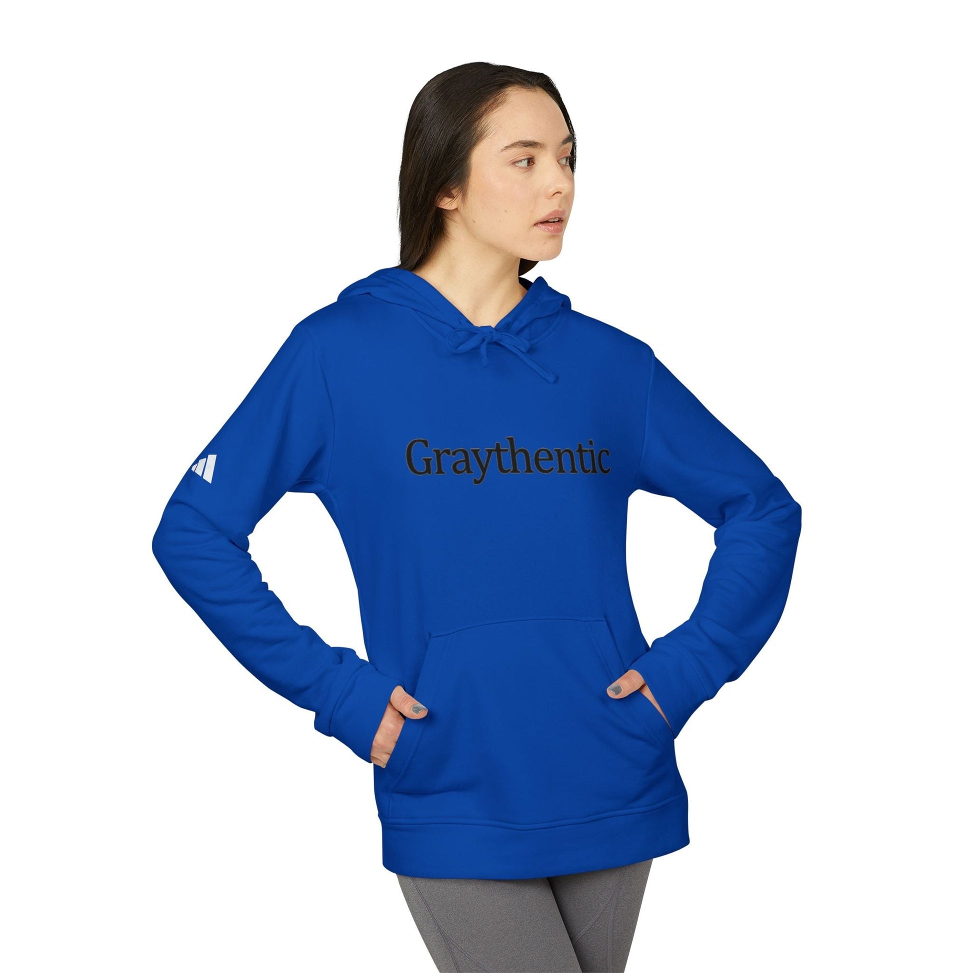 adidas Unisex Fleece Hoodie "Graythentic" Grayceful LLC