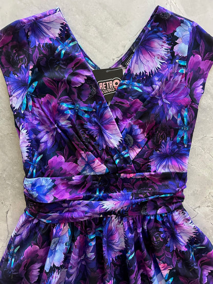 Dragonfly Floral Greta Dress Retrolicious