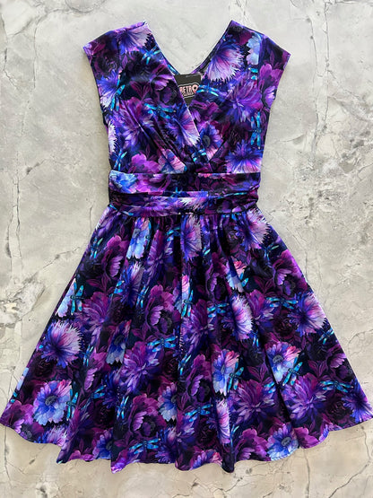 Dragonfly Floral Greta Dress Retrolicious