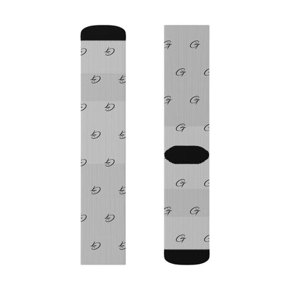 G Grayceful signature Sublimation Socks Grayceful LLC