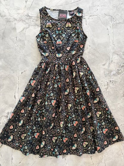 Midnight Midi Dress Retrolicious