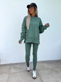 Women’s Casual Sweater Suit – Loose Split Top & Fitted Trousers Set FitiqueFit