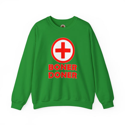 Boner Doner Crewneck Sweatshirt The Devil's Pickle