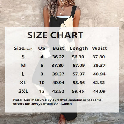Women’s Square-Neck Floral Sleeveless Jumpsuit FitiqueFit