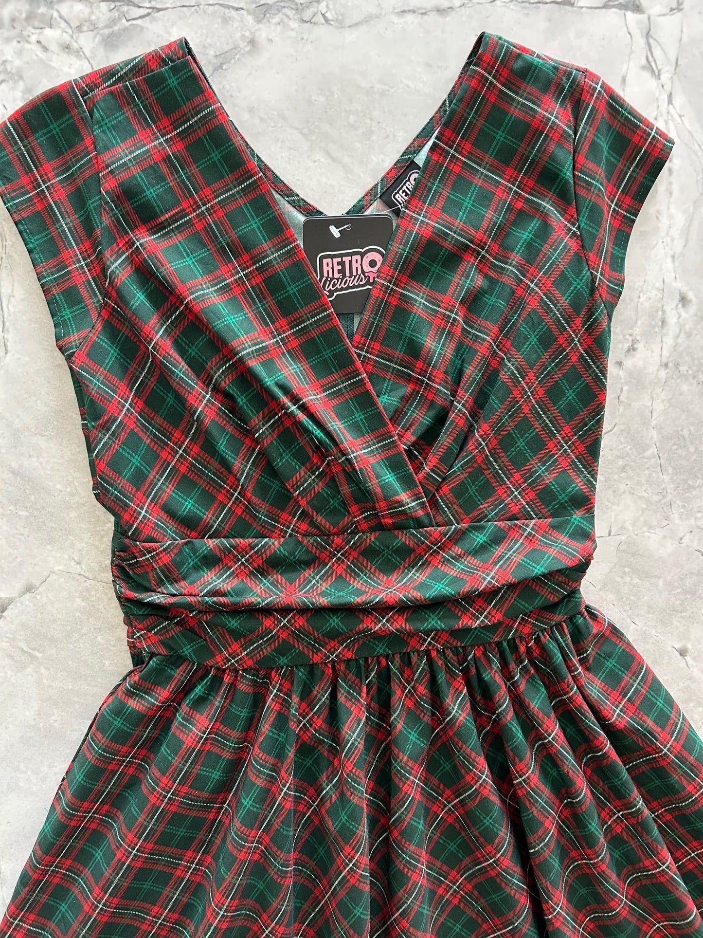 Plaid Greta Dress Retrolicious