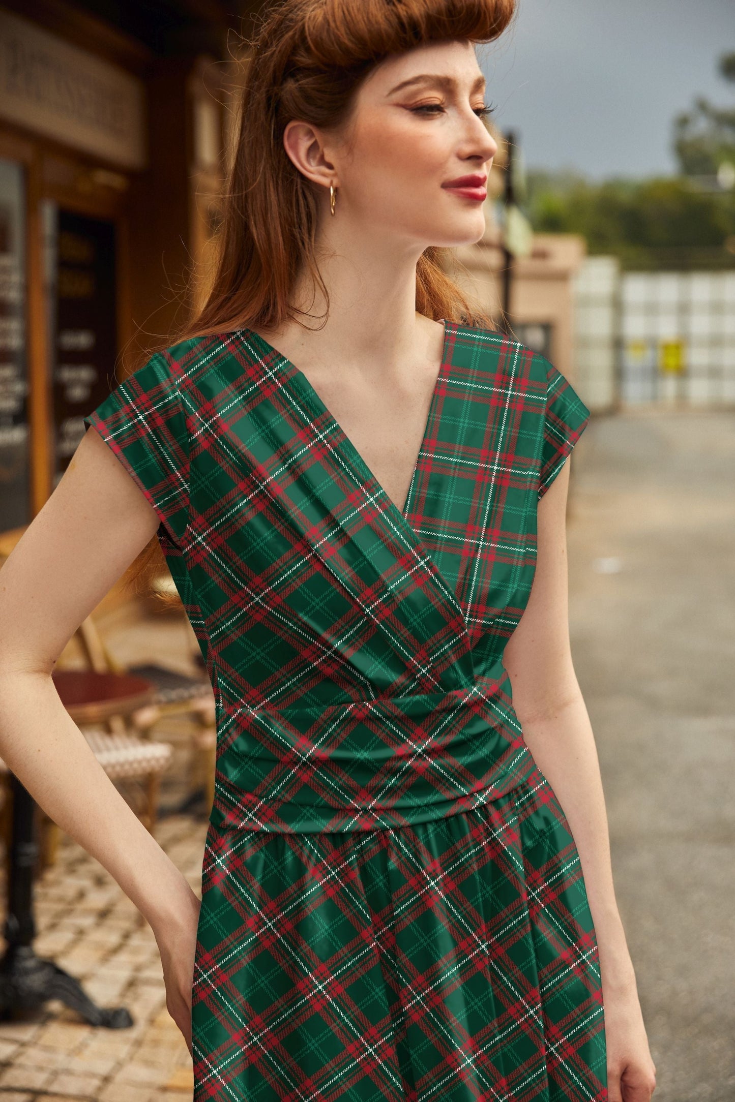 Plaid Greta Dress Retrolicious