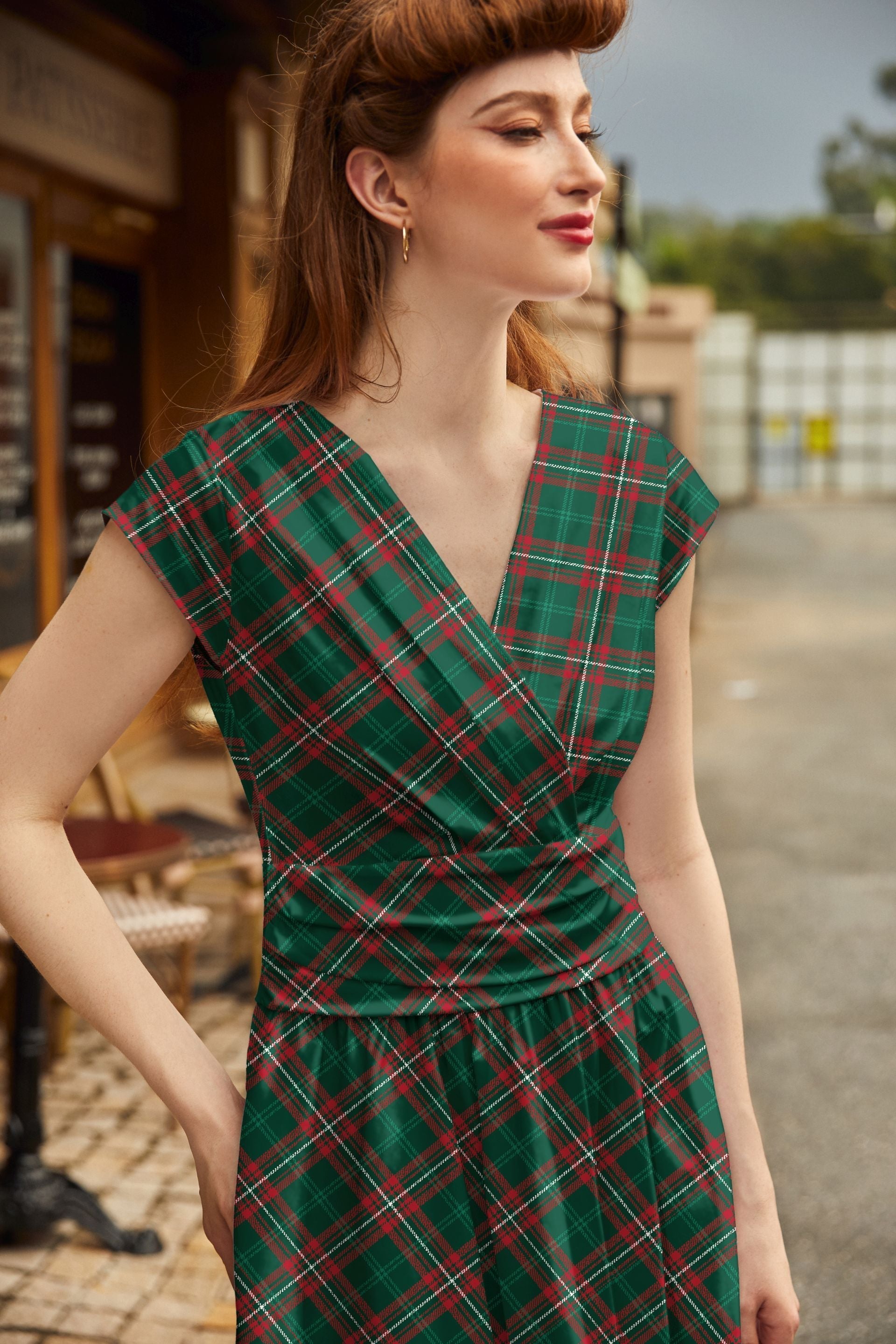 Plaid Greta Dress Retrolicious