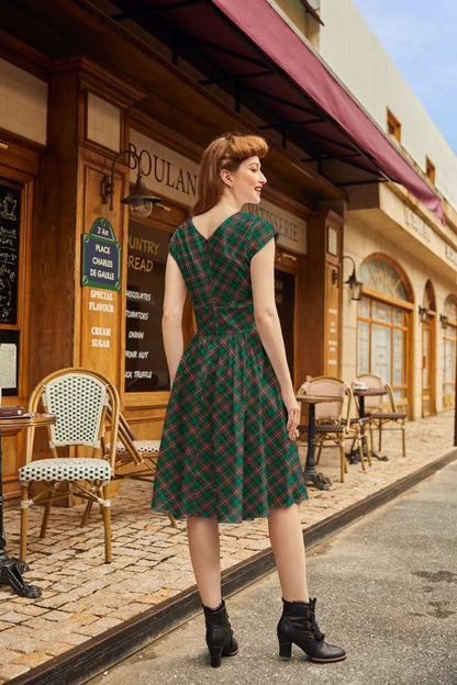 Plaid Greta Dress Retrolicious