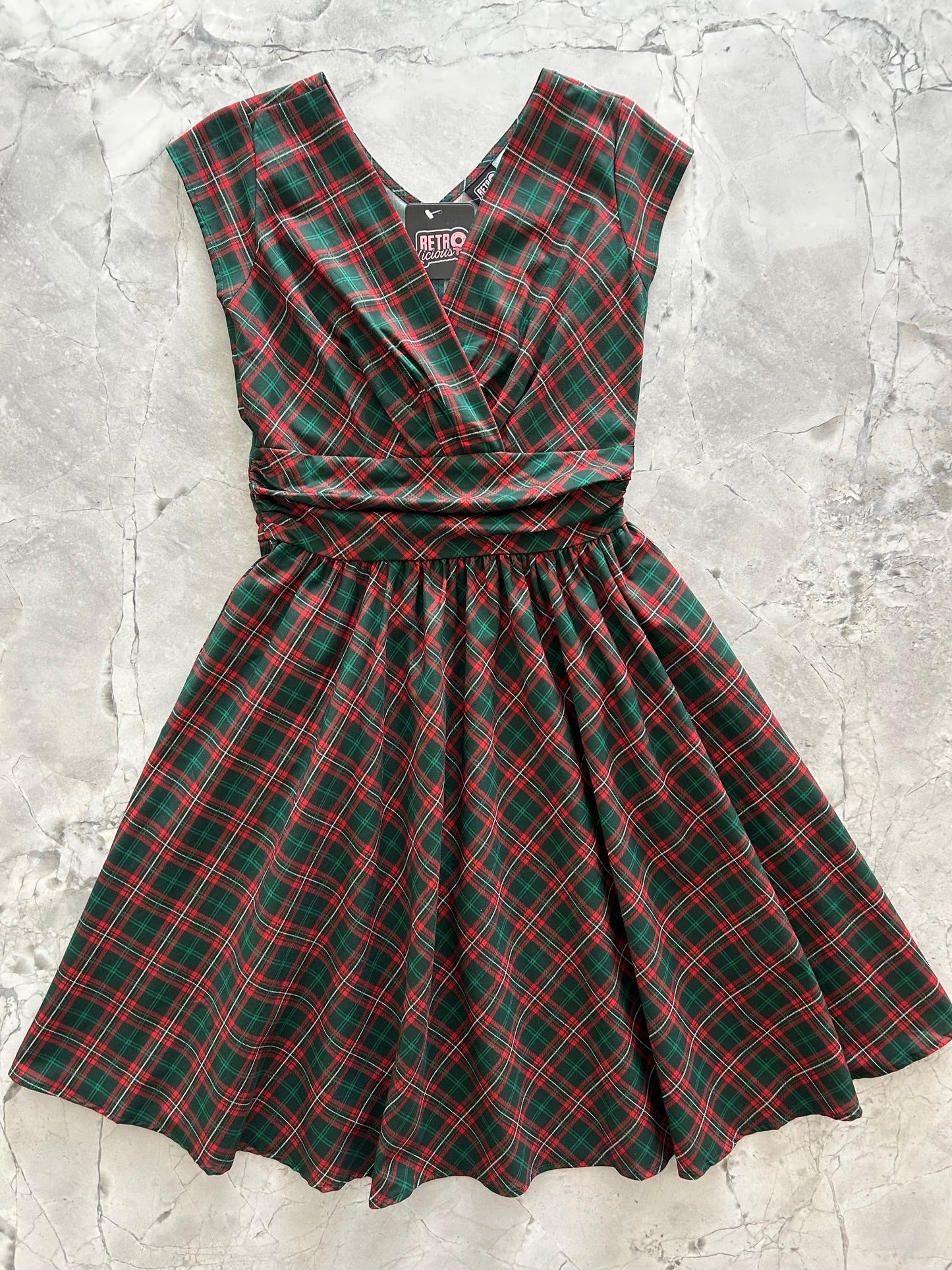 Plaid Greta Dress Retrolicious