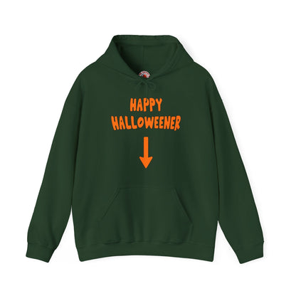 Happy Halloweener Hooded Sweatshirt The Devil's Pickle