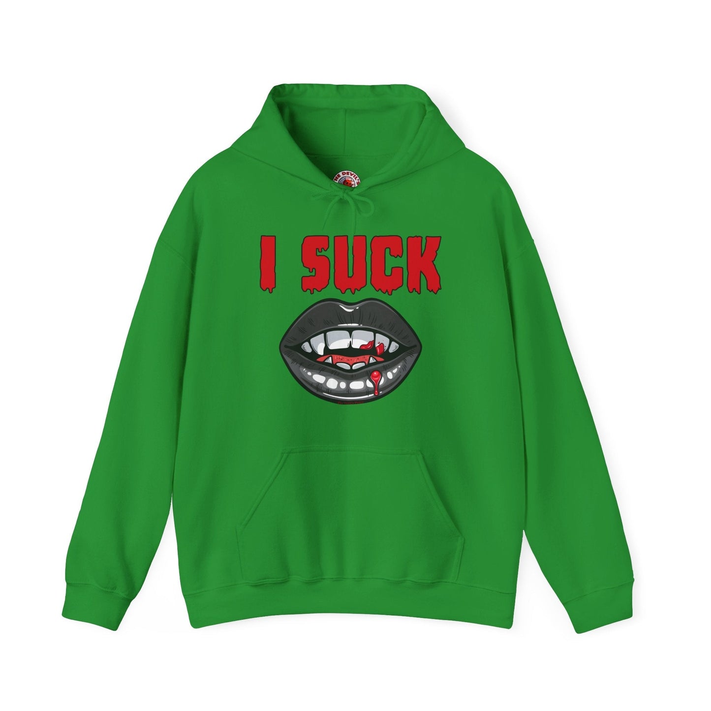 I Suck Hooded Sweatshirt The Devil's Pickle