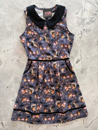 Fairies Collared Dress Retrolicious