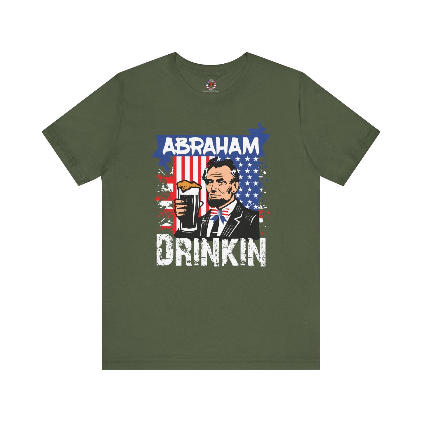 Abraham Drinking T-Shirt The Devil's Pickle