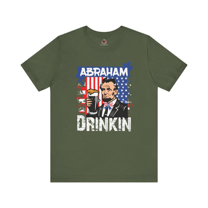 Abraham Drinking T-Shirt The Devil's Pickle