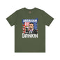 Abraham Drinking T-Shirt The Devil's Pickle