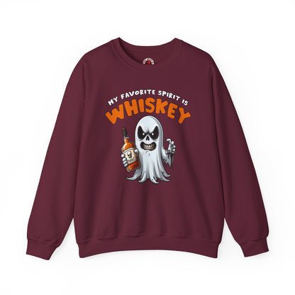 My Favorite Spirit Is Whiskey Crewneck Sweatshirt The Devil's Pickle