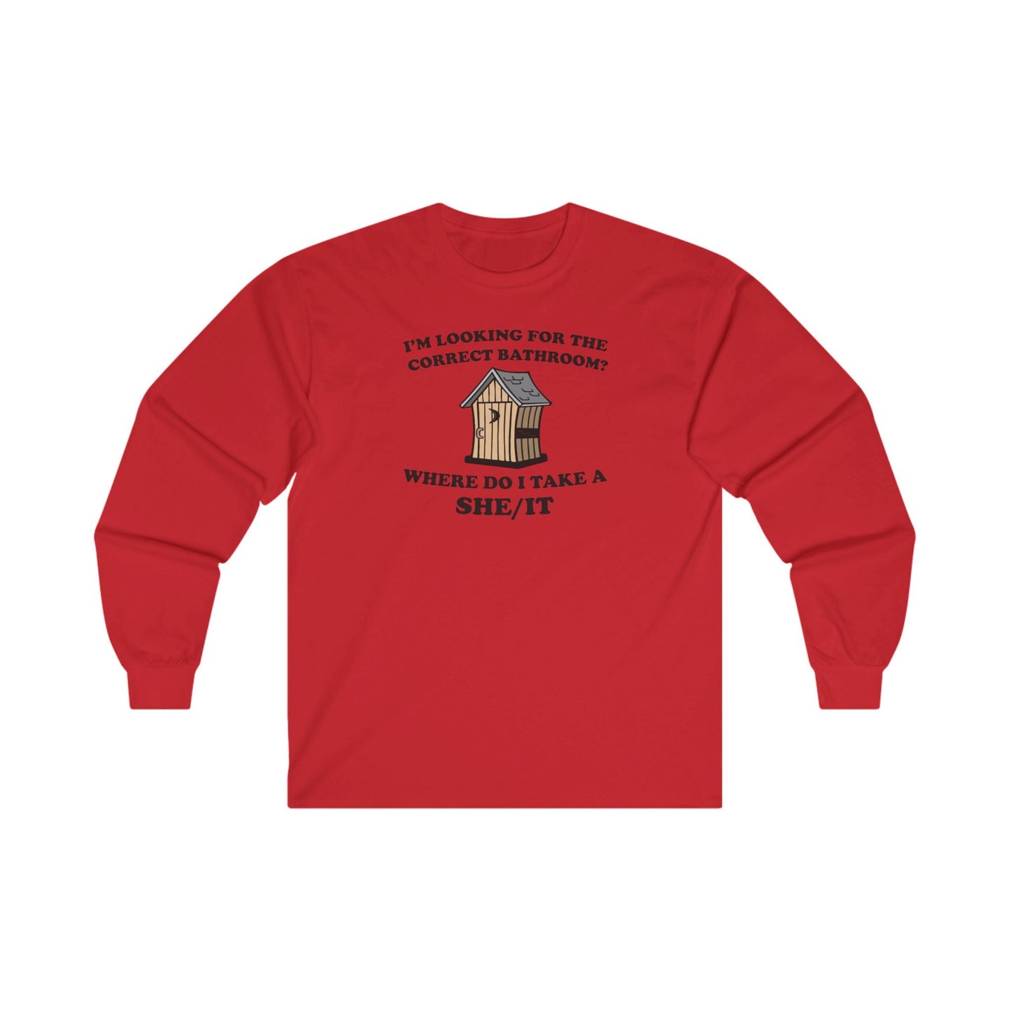 I'm Looking For The Correct Bathroom Long Sleeve Tee The Devil's Pickle
