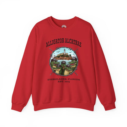 Alligator Alcatraz Crewneck Sweatshirt The Devil's Pickle