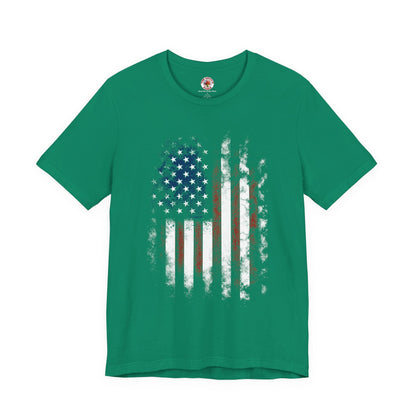 Distressed American Flag T-Shirt The Devil's Pickle