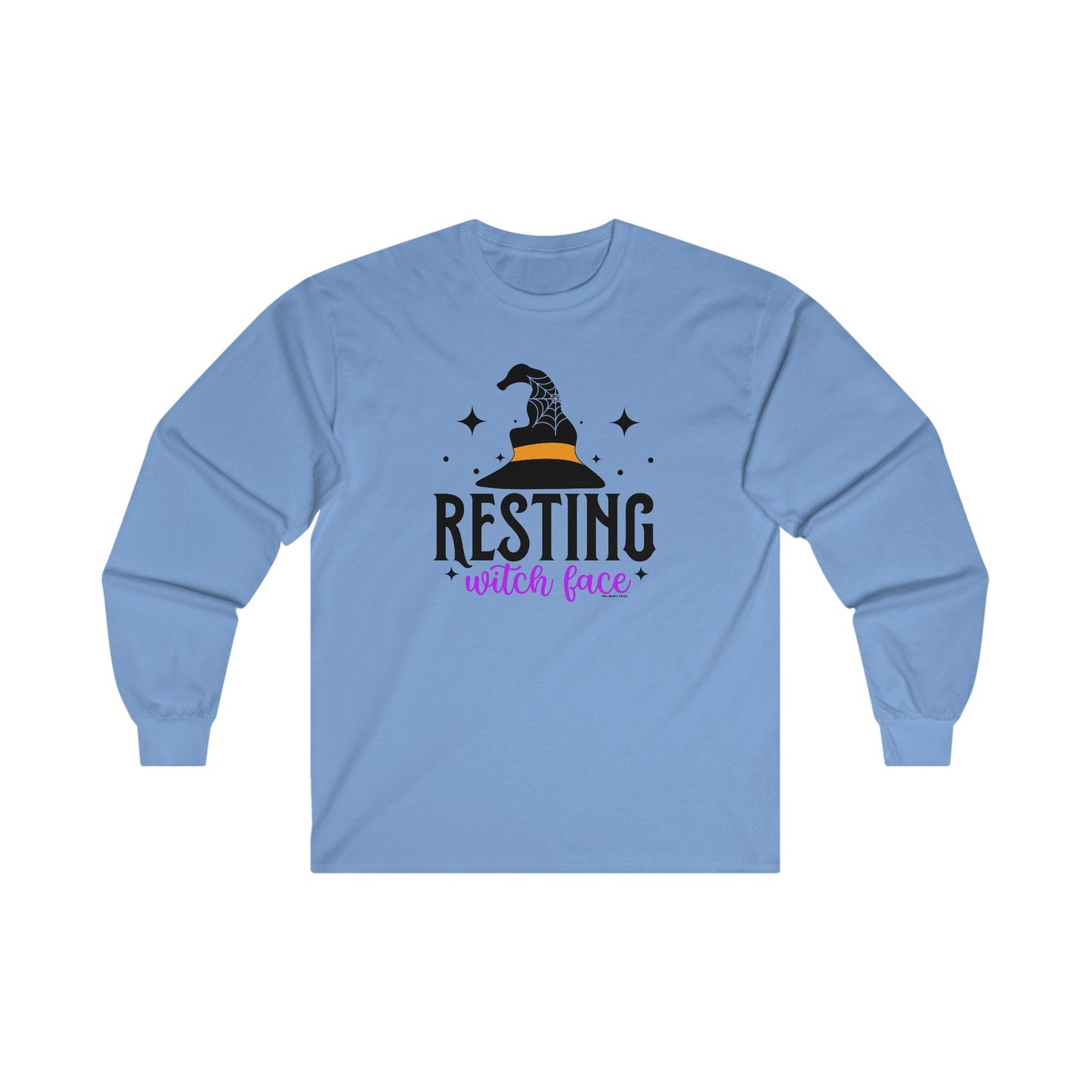 Resting Witch Face Long Sleeve Tee The Devil's Pickle
