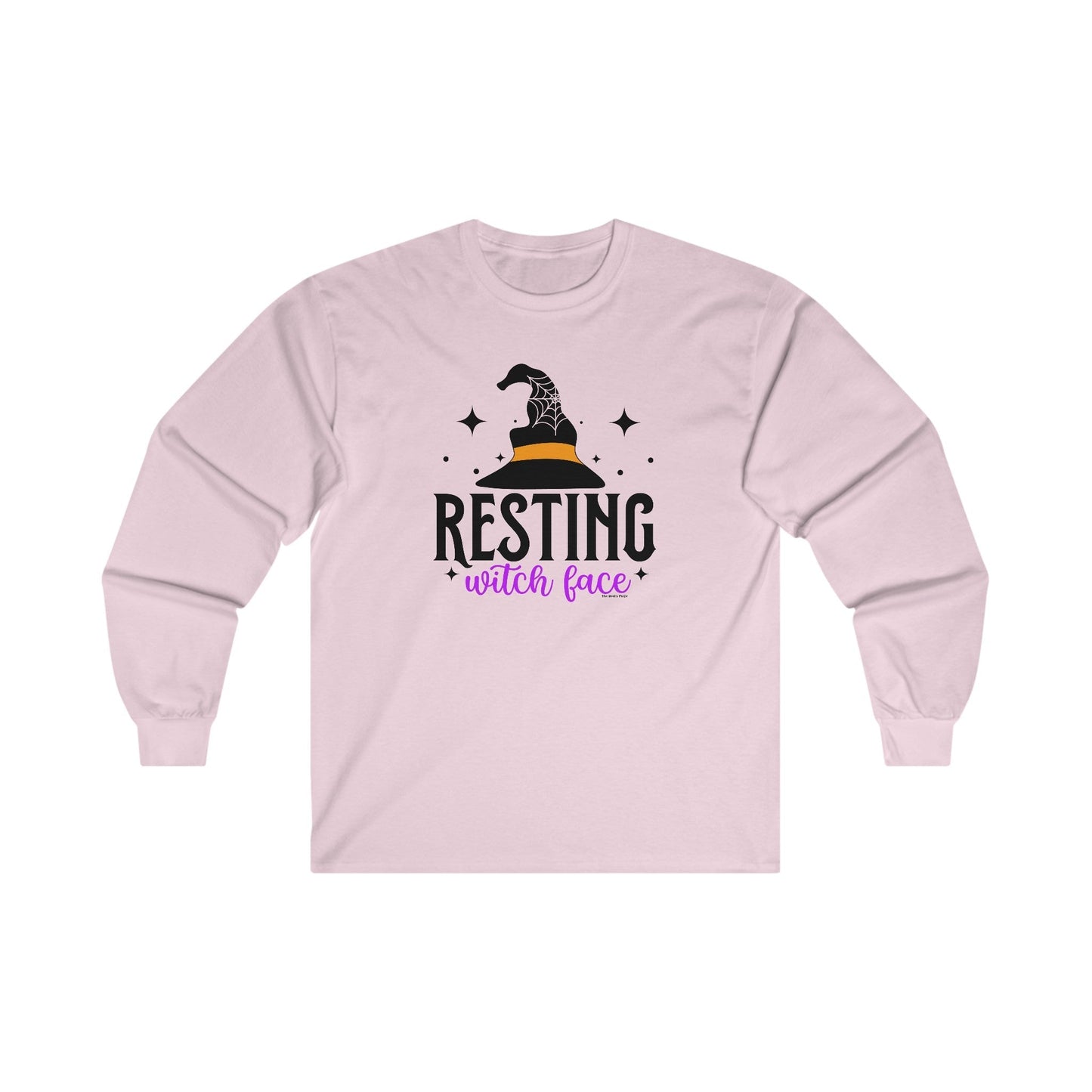Resting Witch Face Long Sleeve Tee The Devil's Pickle