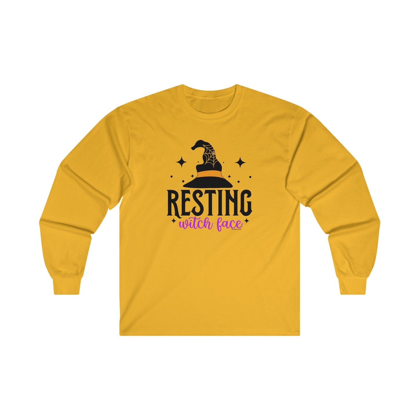 Resting Witch Face Long Sleeve Tee The Devil's Pickle