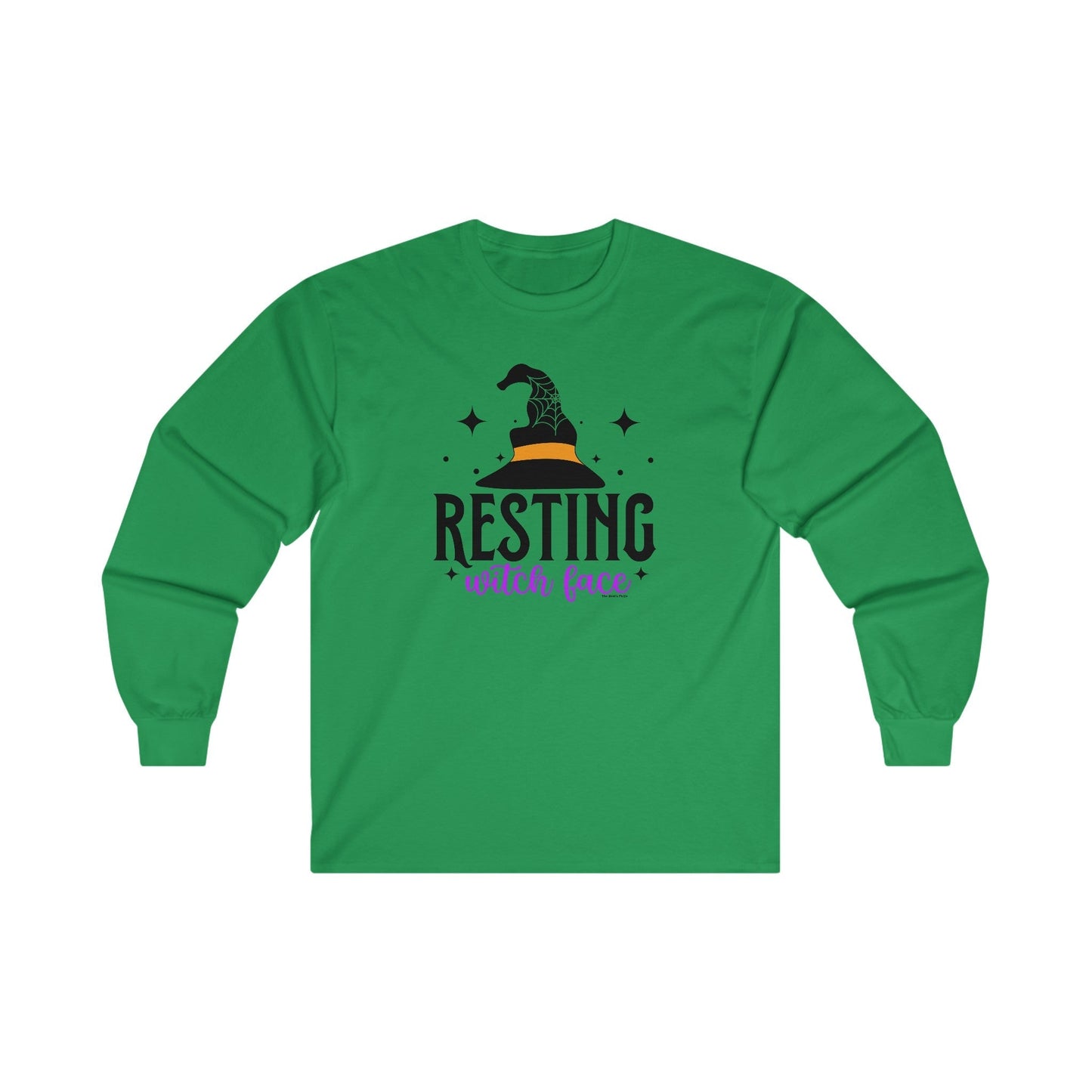Resting Witch Face Long Sleeve Tee The Devil's Pickle