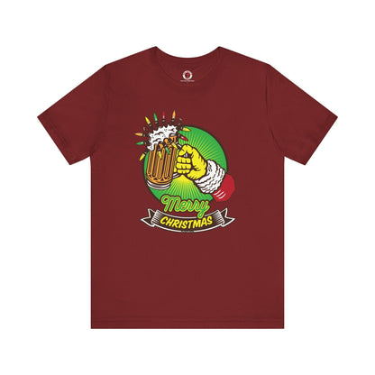 Merry Christmas Beer T-Shirt The Devil's Pickle