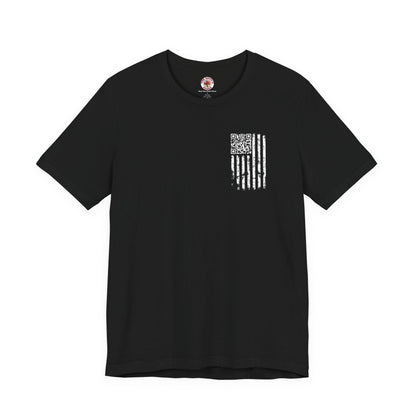 American Flag QR Code T-Shirt The Devil's Pickle