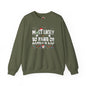 Most Likely To Fart On Santa's Lap Crewneck Sweatshirt The Devil's Pickle