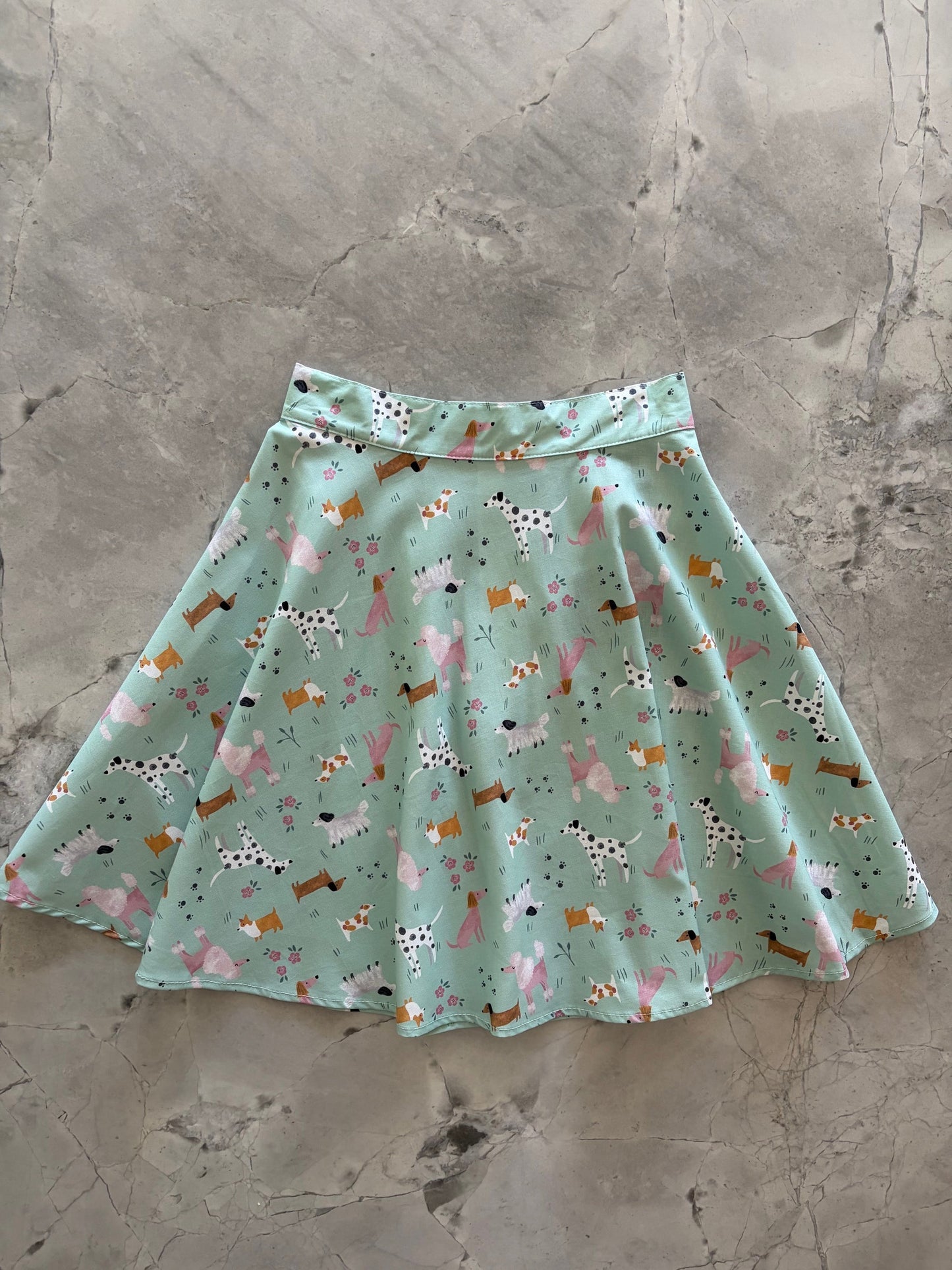 Dogs Skater Skirt Retrolicious