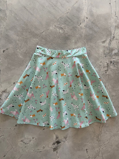 Dogs Skater Skirt Retrolicious