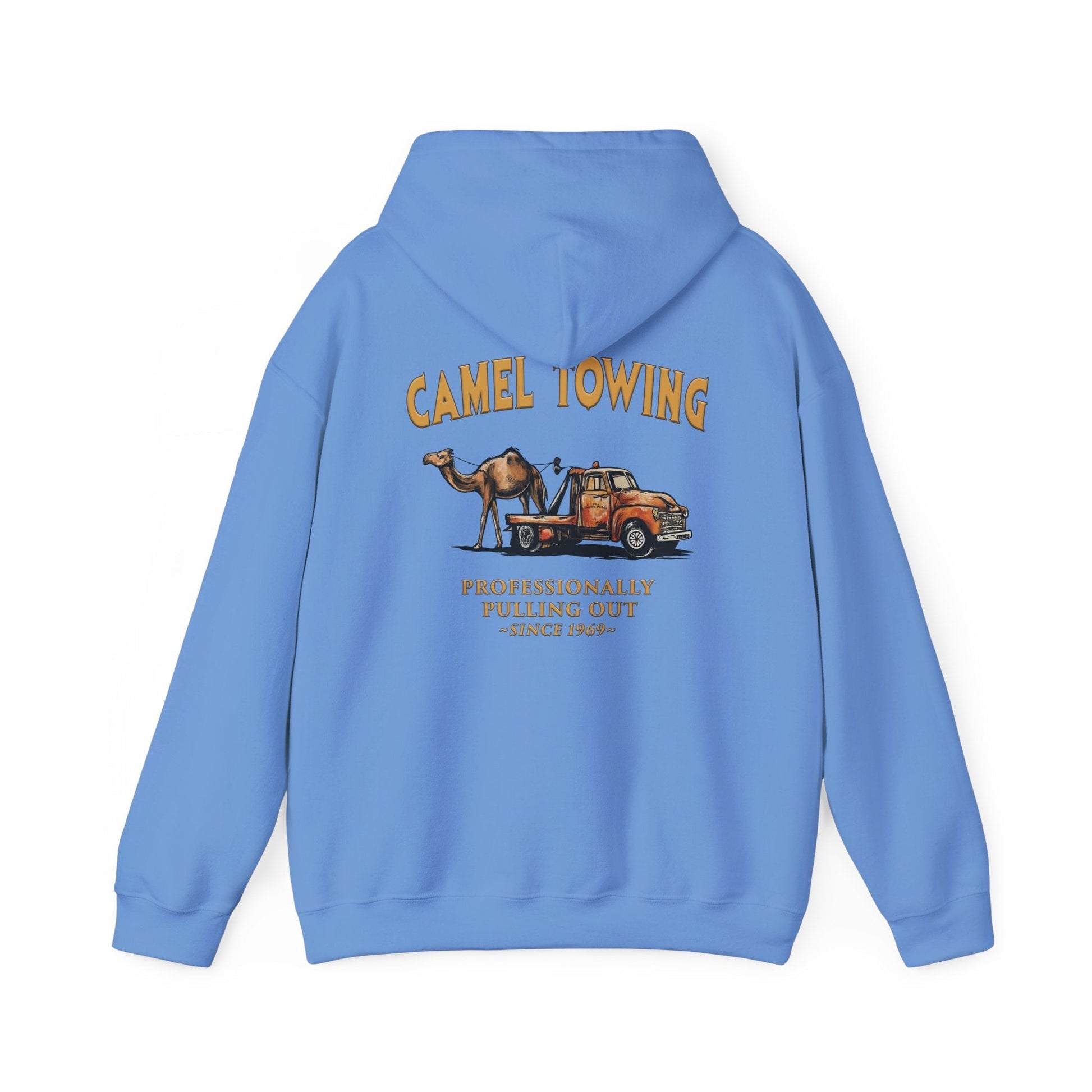 Camel Towing Back Hooded Sweatshirt The Devil's Pickle