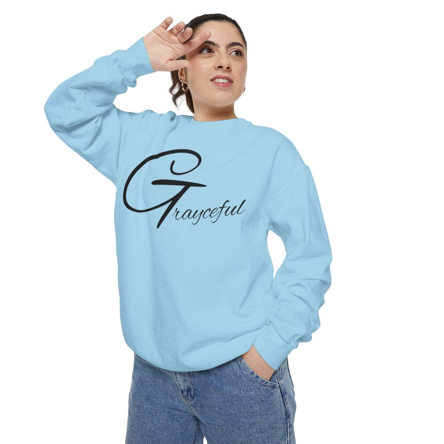Unisex Garment-Dyed Sweatshirt Grayceful LLC