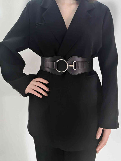 Elegant Fashion PU Elastic Wide Belt – Adjustable Comfort Fit See size chart under “more details” The Fashion Celestial