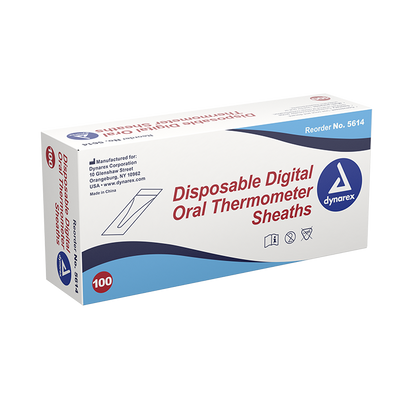 Digital Thermometer Sheaths, 100 Per Box quakekits.com
