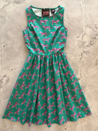 Leopard Vintage Dress Retrolicious