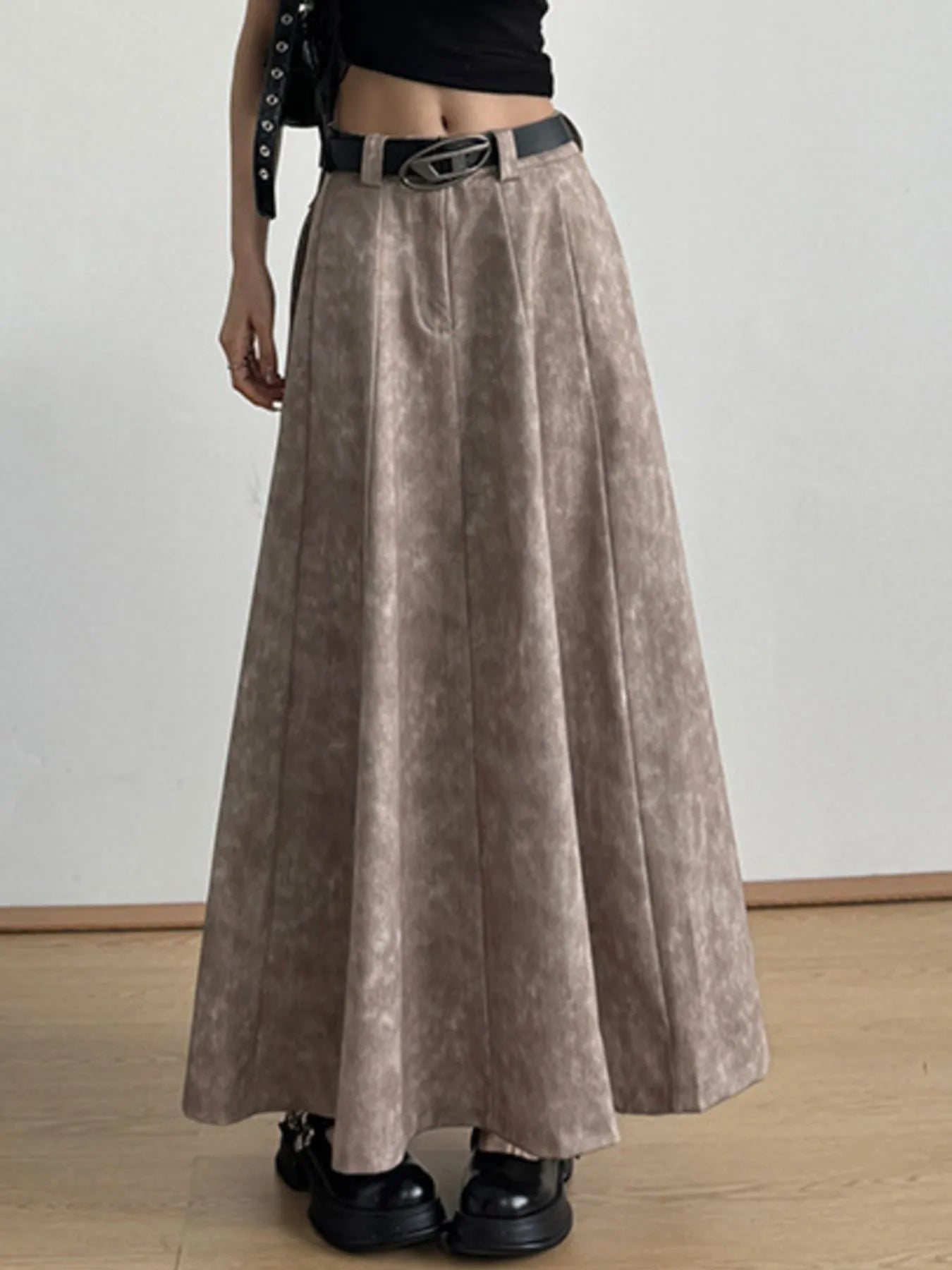 A-Line Maxi Skirt See size chart under “more details” The Fashion Celestial