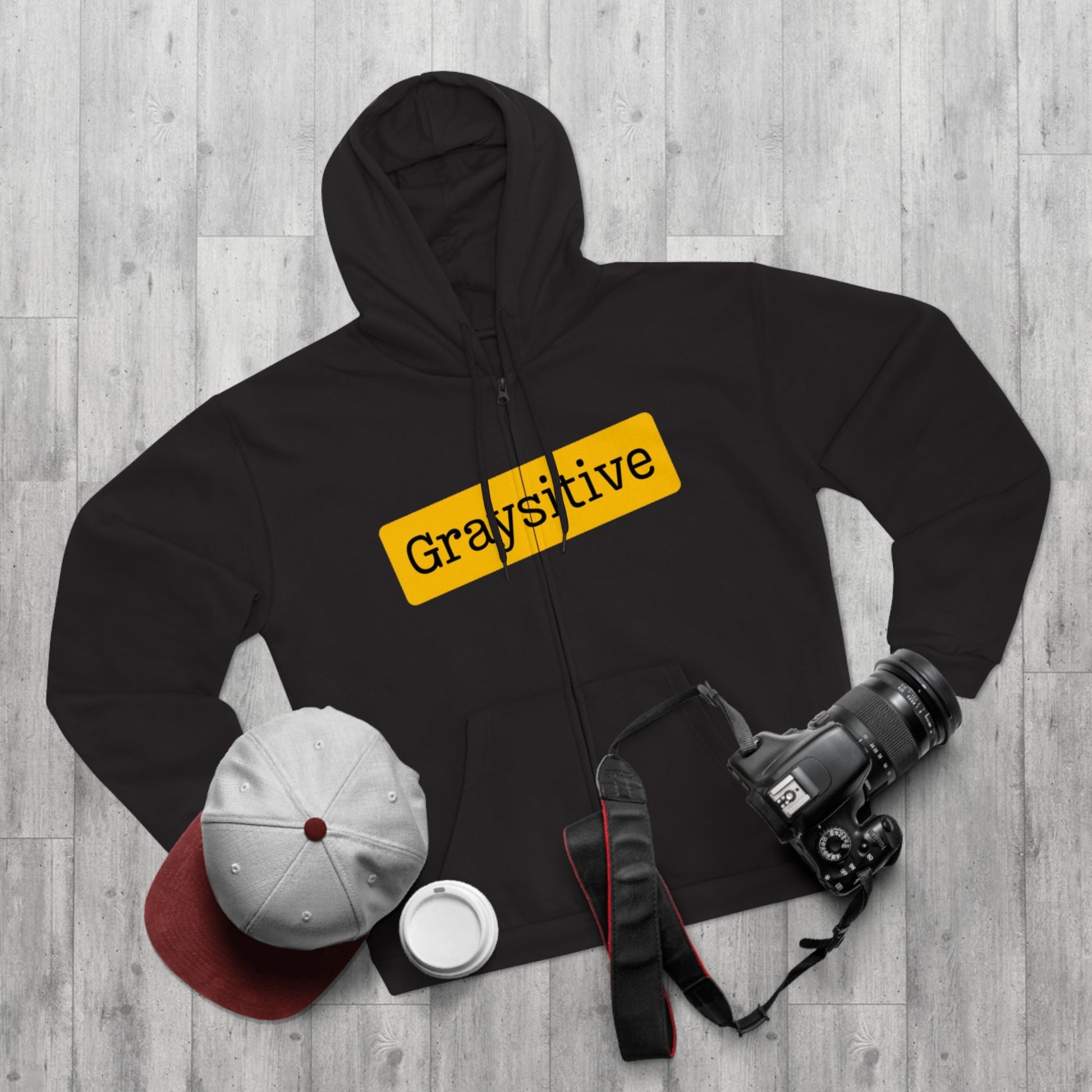 Unisex Hooded Zip Sweatshirt Grayceful LLC