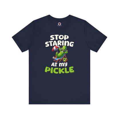 Stop Staring At My Pickle T-Shirt The Devil's Pickle
