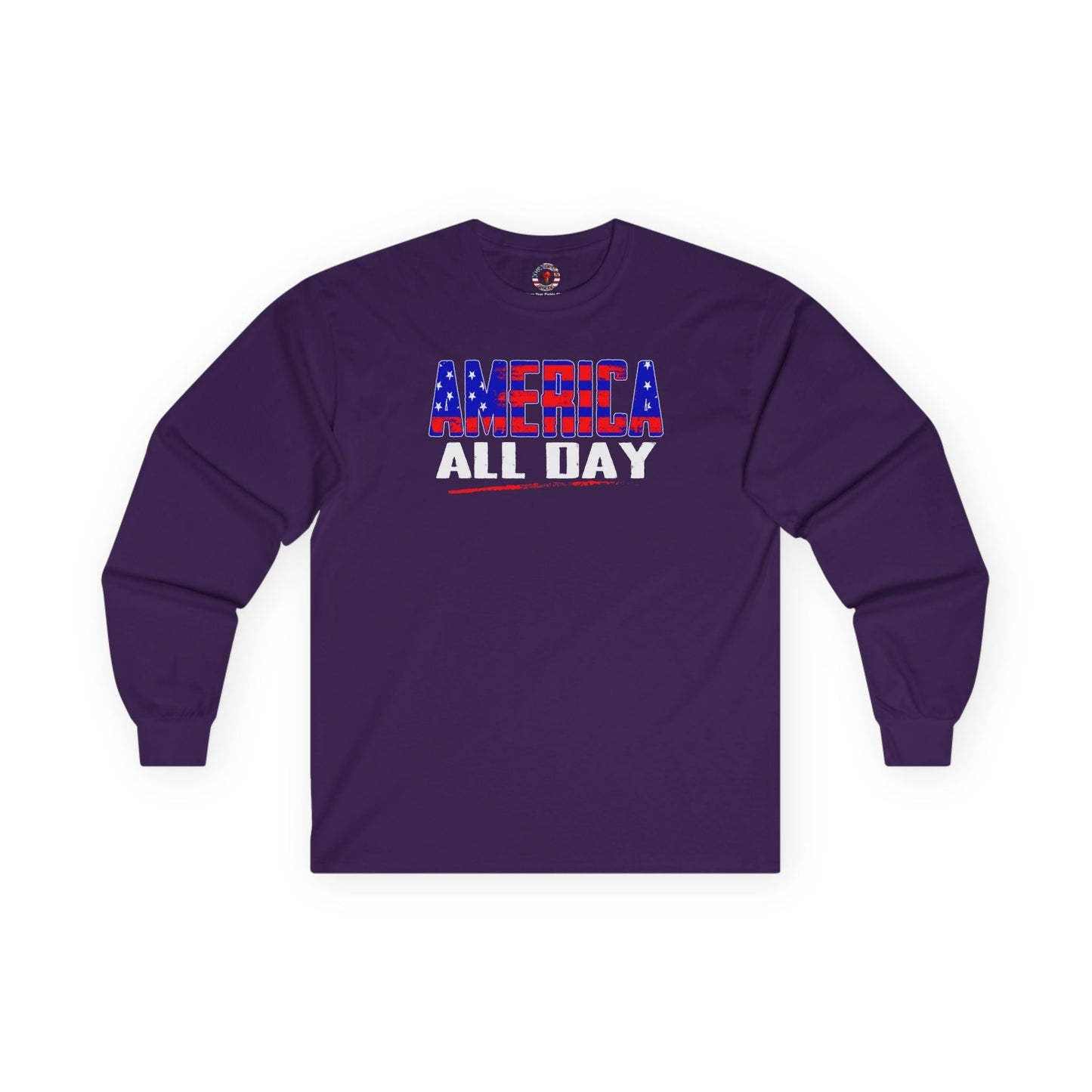 America All Day Long Sleeve Tee The Devil's Pickle