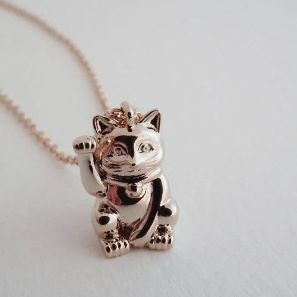 Lucky Cat Charm Necklace Shop Style & More | Fresh Looks, Everyday Deals & Free Shipping