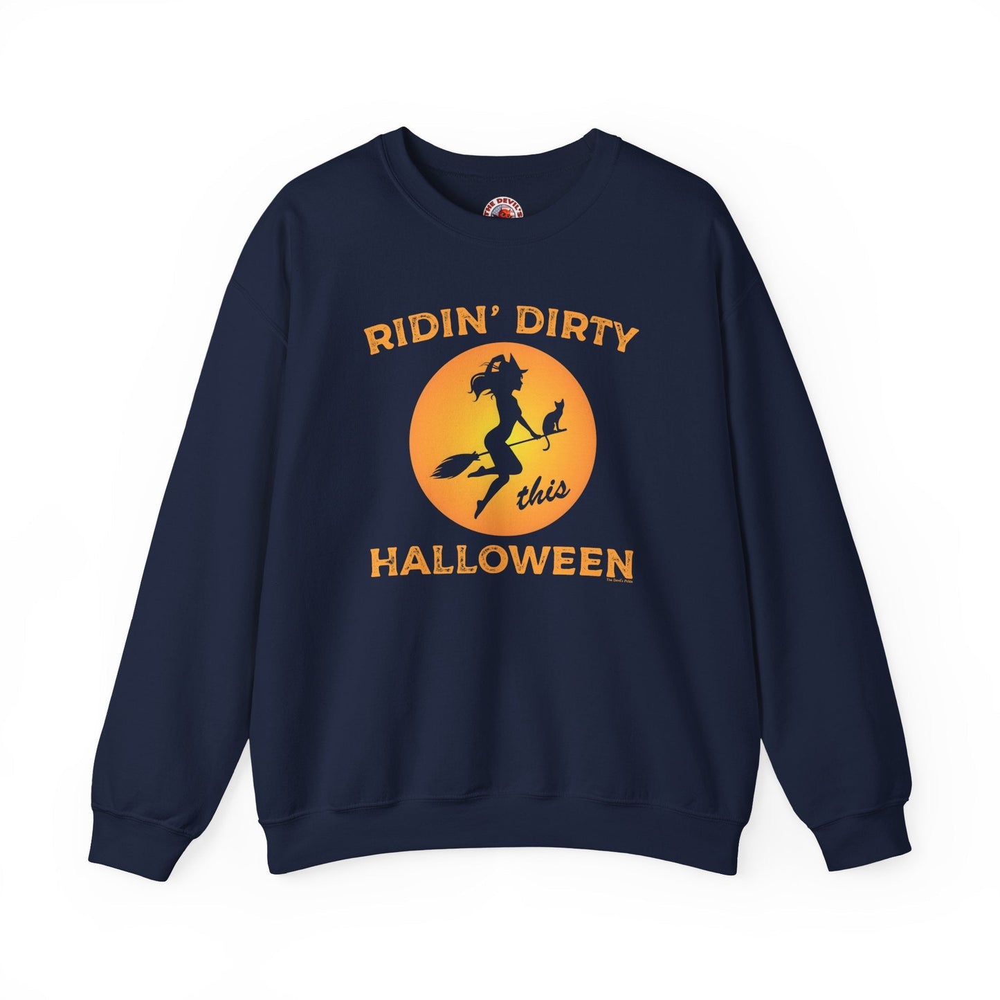 Ridin' Dirty This Halloween Crewneck Sweatshirt The Devil's Pickle