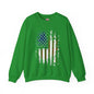 Distressed American Flag Crewneck Sweatshirt The Devil's Pickle