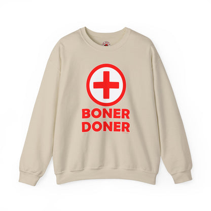 Boner Doner Crewneck Sweatshirt The Devil's Pickle