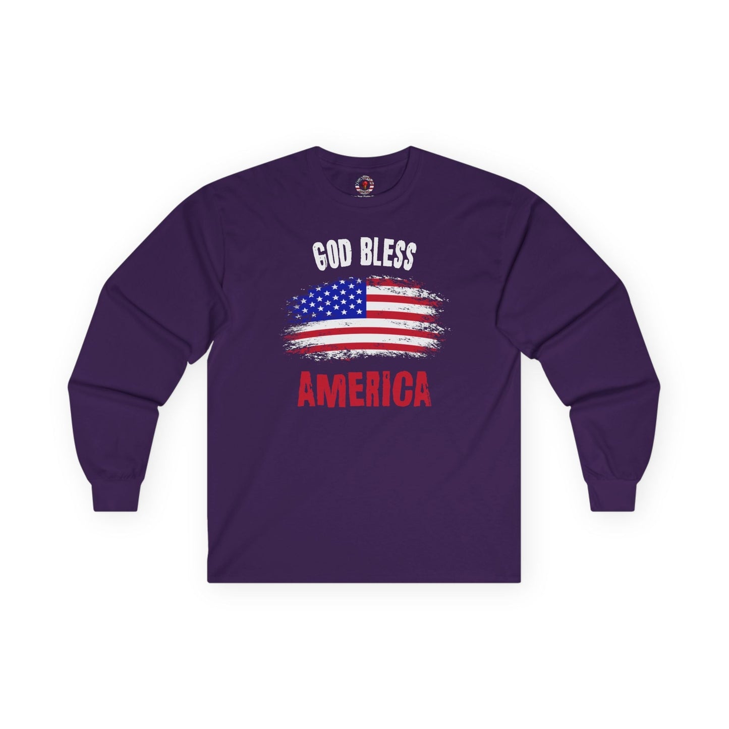 God Bless America Long Sleeve Tee The Devil's Pickle