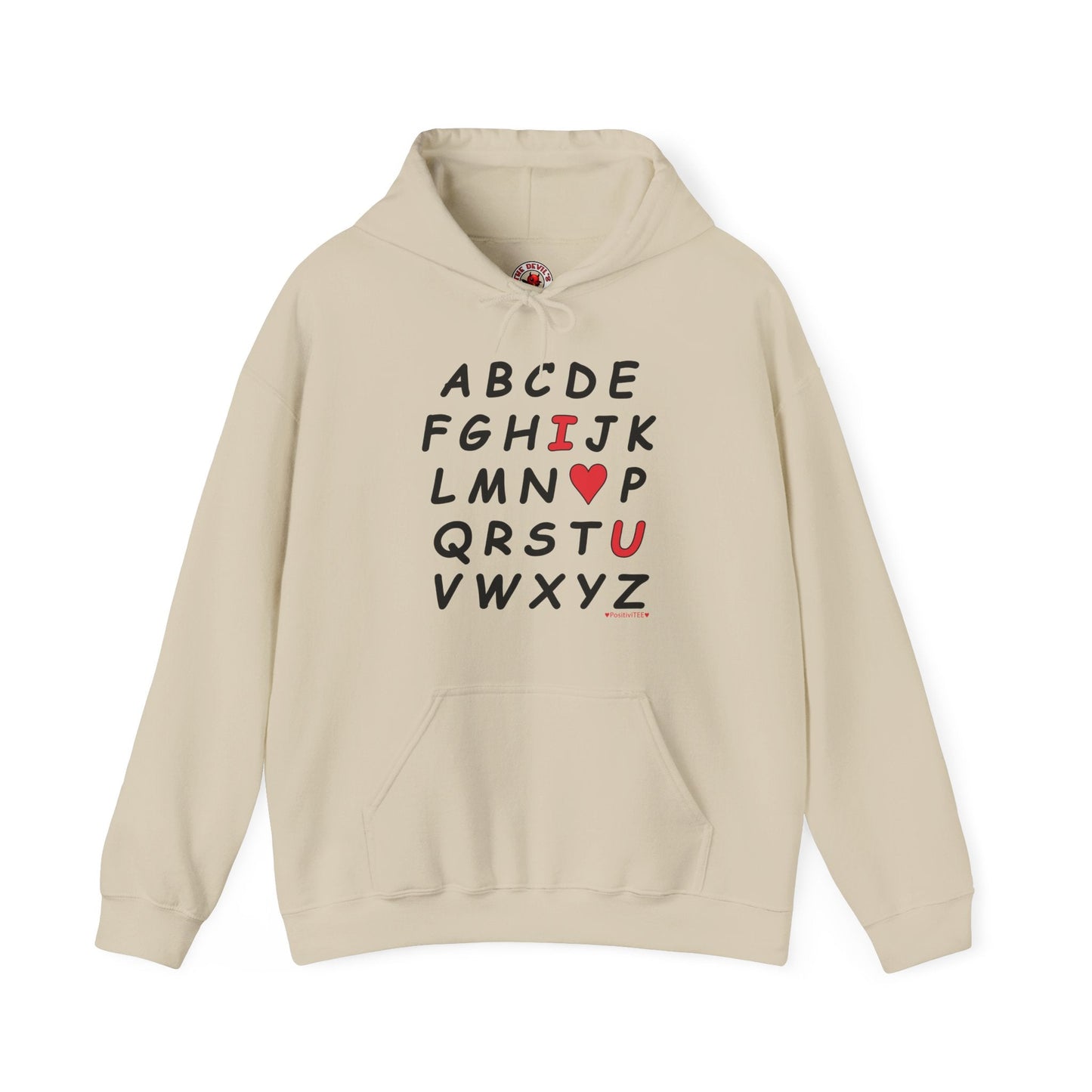ABC I Love You Hooded Sweatshirt The Devil's Pickle