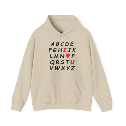 ABC I Love You Hooded Sweatshirt The Devil's Pickle