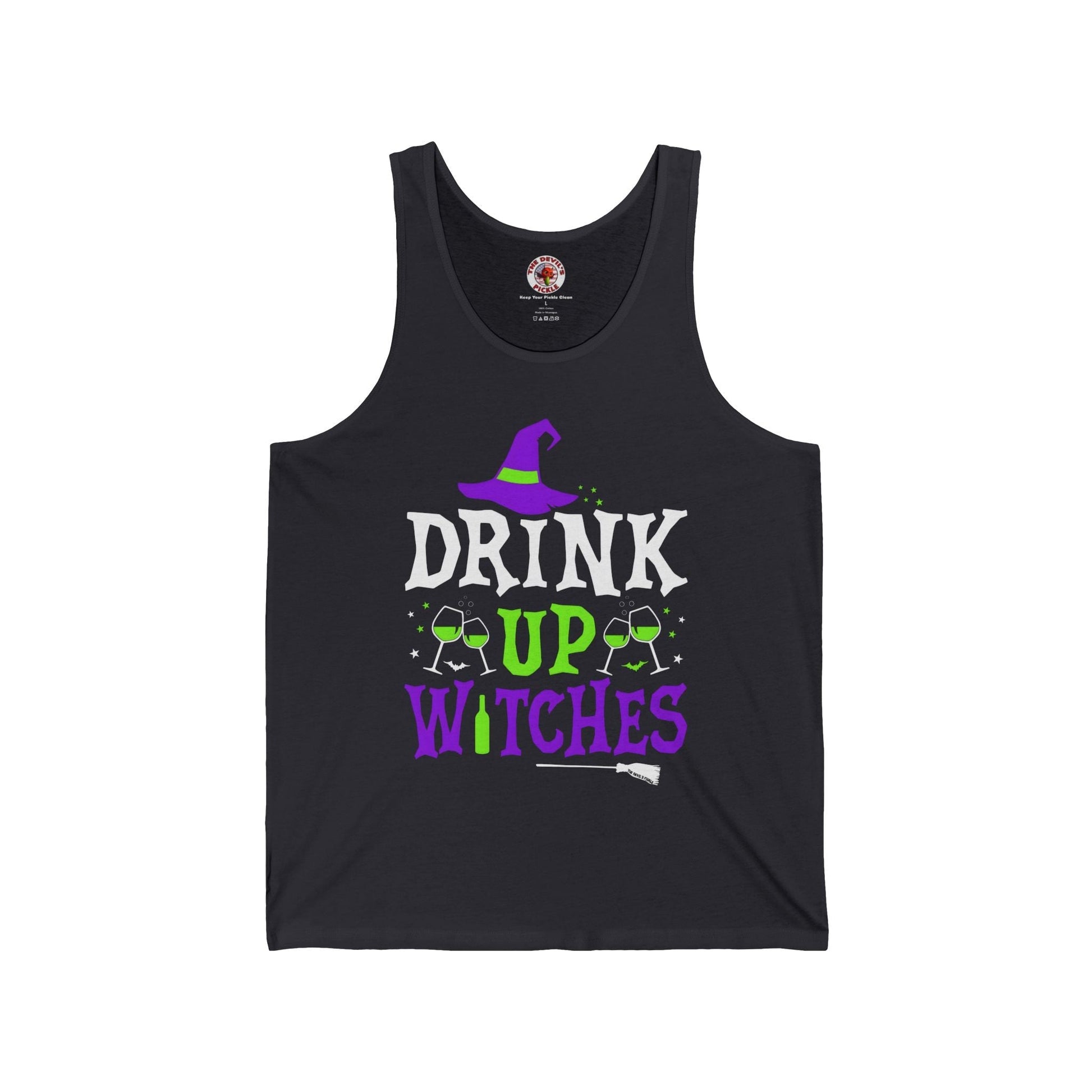 Drink Up Witches Tank Top The Devil's Pickle
