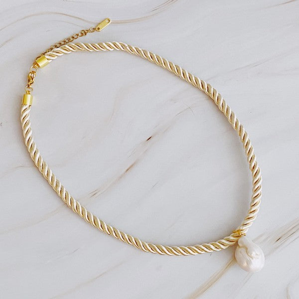 Satin Rope Baroque Pearl Necklace Shop Style & More | Fresh Looks, Everyday Deals & Free Shipping